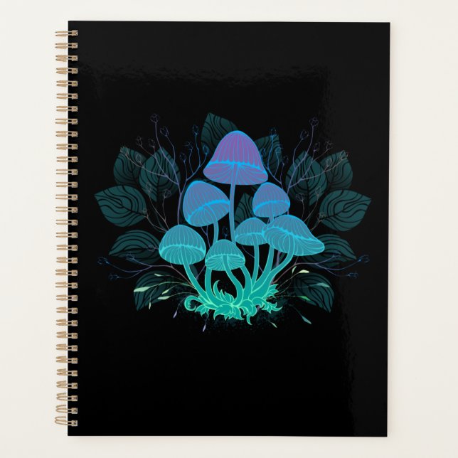 Agenda Toadstools em arbustos (Frente)