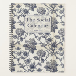Agenda Toalete Botânico | Hidrangea e Sea Holly Personali