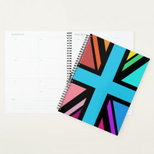 Agenda Tomada de União/Sinalizador multicolorido+Design p