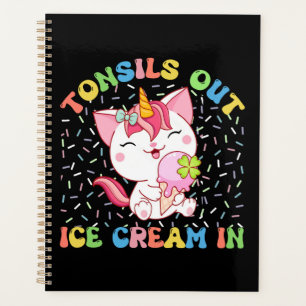 Agenda Tonsils Out, Sorvete In Unicorn Cat