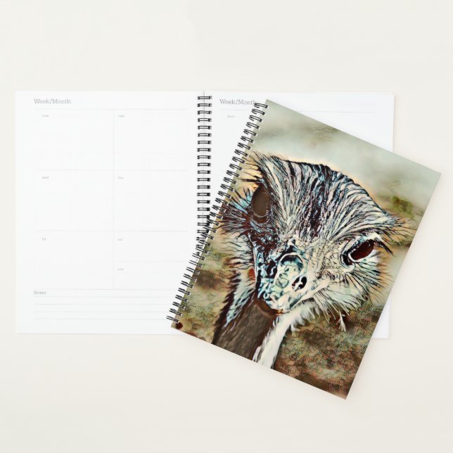 Agenda toony ostrich (Exibição)