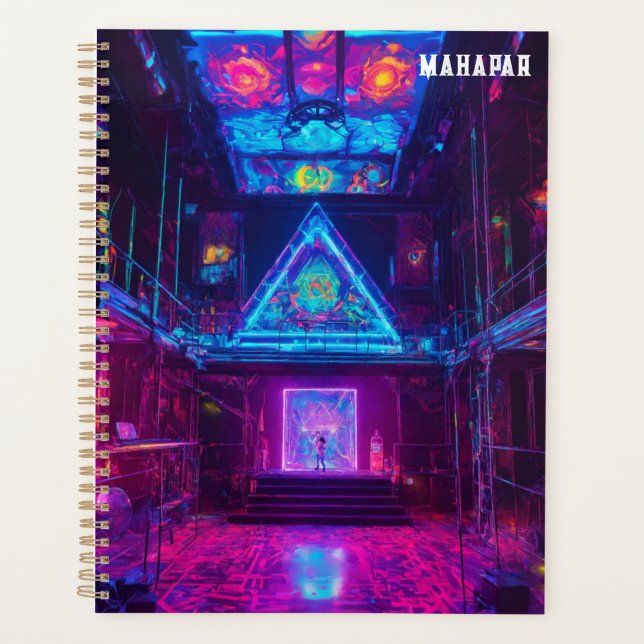 Agenda Topaz Cyberpunk DMT Raver (Frente)