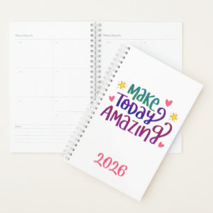 Agenda Tornar Hoje Um Ano Personalizado Motivacional Incr
