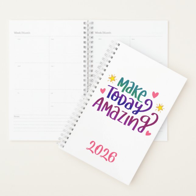Agenda Tornar Hoje Um Ano Personalizado Motivacional Incr (Exibição)
