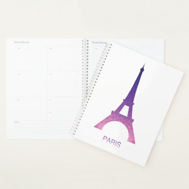 Agenda Torre Eiffel abstrato (Exibição)