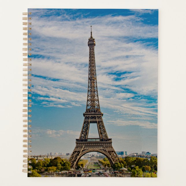 Agenda Torre Eiffel em Paris (Frente)