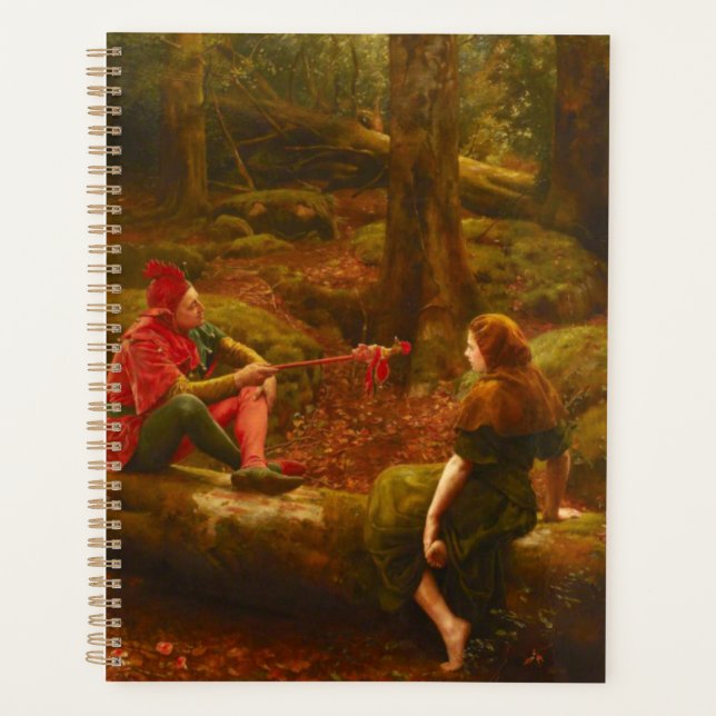 Agenda Touchstone and Audrey (Jester Teasing Lady Lover) (Frente)