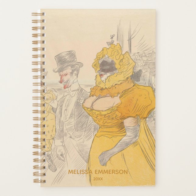 Agenda Toulouse-Lautrec, Bola de Mascarada, Personalizada (Frente)
