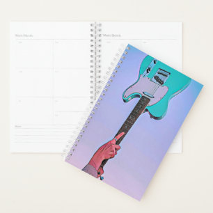 Agenda Trabalho de arte de guitarra clássica