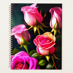 Agenda Trabalho de arte digital rosado-48345