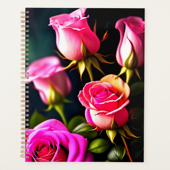 Agenda Trabalho de arte digital rosado-48345 (Frente)