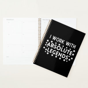 Agenda Trabalho em equipe Eu trabalho com legendas absolu