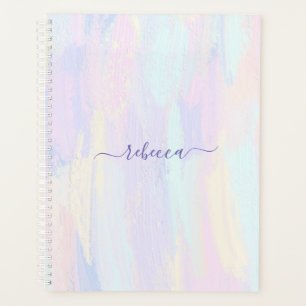 Agenda Traços de Tinta Pastel