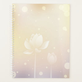 Agenda Tranquil Lotus Hardcover Daily Planner
