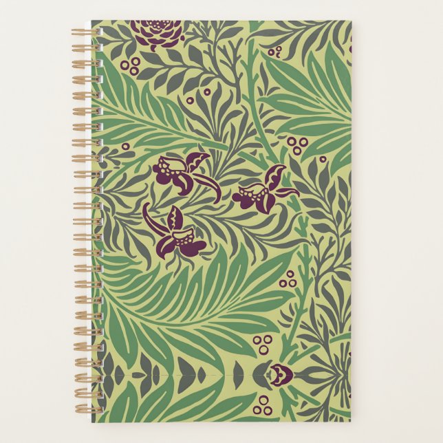 Agenda Transforme Seu Espaço com Padrões Florais Seamless (Frente)