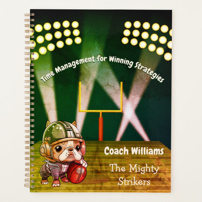 Agenda Treinador do estádio de quarterback francês (Frente)