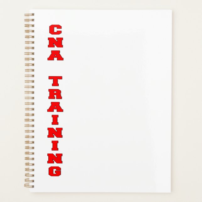 Agenda Treinamento de CNA (Frente)