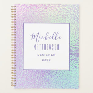 Agenda Trendy Holographic Professional Chic Business