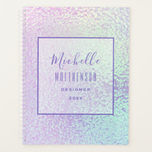 Agenda Trendy Holographic Professional Chic Business 2022