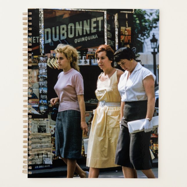 Agenda Três Mulheres Moda de Rua Parisiense (Frente)