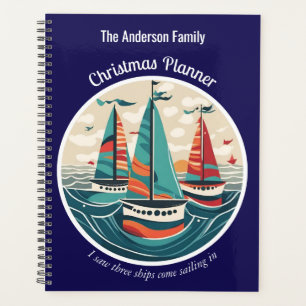 Agenda Três Navios Náutico Festivo Elegante Natal