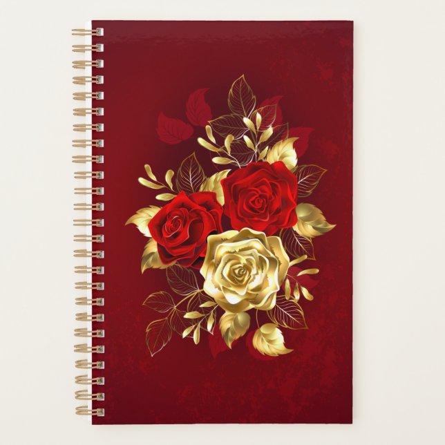 Agenda Três Rosas de joalharia (Frente)