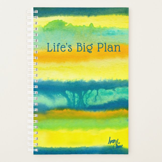 Agenda Trilha de Camadas Tangoadas de SPWW Teal & Orange  (Frente)