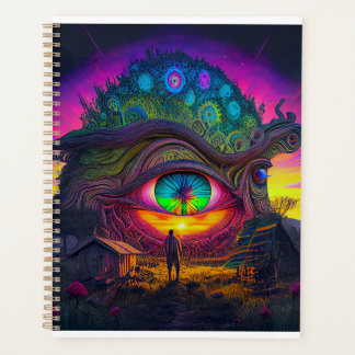 Agenda Trippy sunset (pôr do sol trivial), sonho de abstr