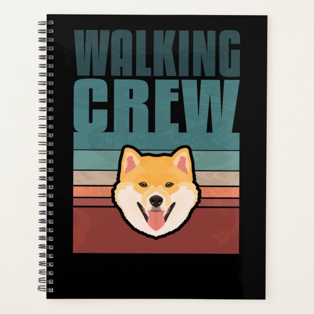 Agenda Tripulação Andando, Shiba Inu (Frente)