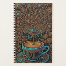 Triquete Psicodélico de Coluna de Café