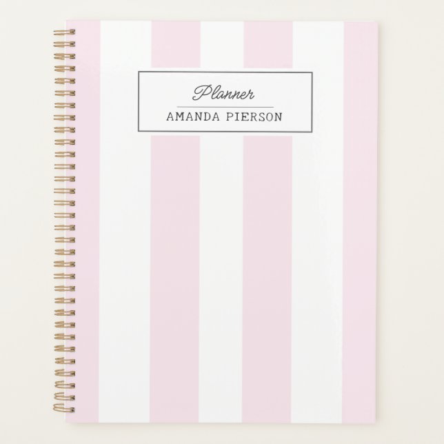 Agenda Triturado Rosa. Cute personalizado (Frente)