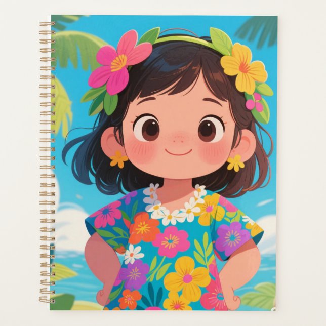Agenda Tropical Bloom Dreams Planner (Frente)