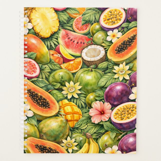 Agenda Tropical Fruits Planner (Frente)