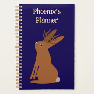Agenda Truque de Jackalope do Halloween ou tratamento per