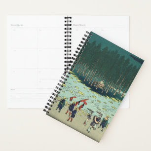 Agenda Tsuchiyama, Japão: Vintage Woodblock Japonês