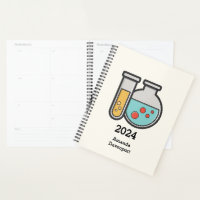 Tubo de teste de química e copo