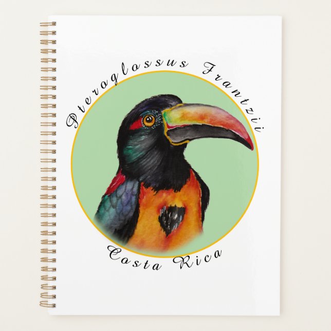Agenda Tucano em aquarela (Frente)