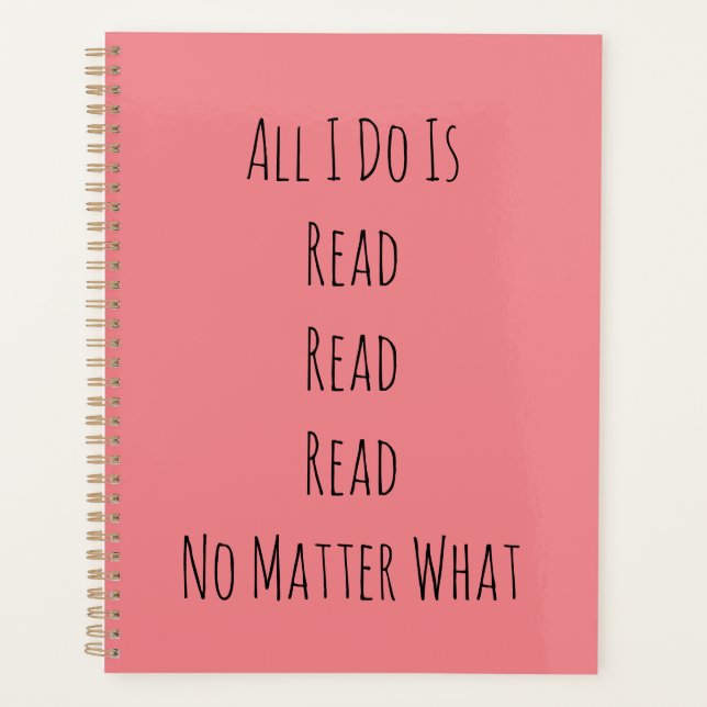 Agenda Tudo Que Eu Faço É Lido (Frente)