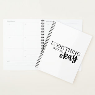 Agenda Tudo Vai Ficar Bem, Planner