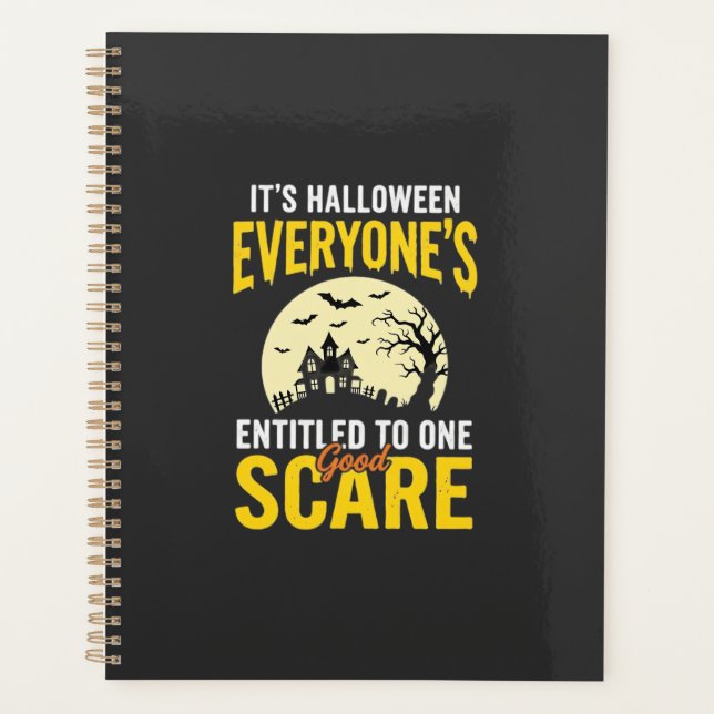 Agenda Tudos no Halloween Têm Direito a um Design de Medo (Frente)