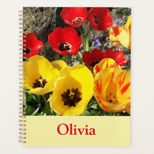 Agenda Tulipas Amarelas e Vermelhas