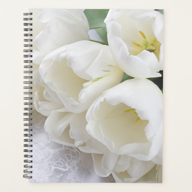 Agenda Tulipas brancas (Frente)