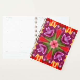 Agenda Tulipas Coloridas Caleidoscópio