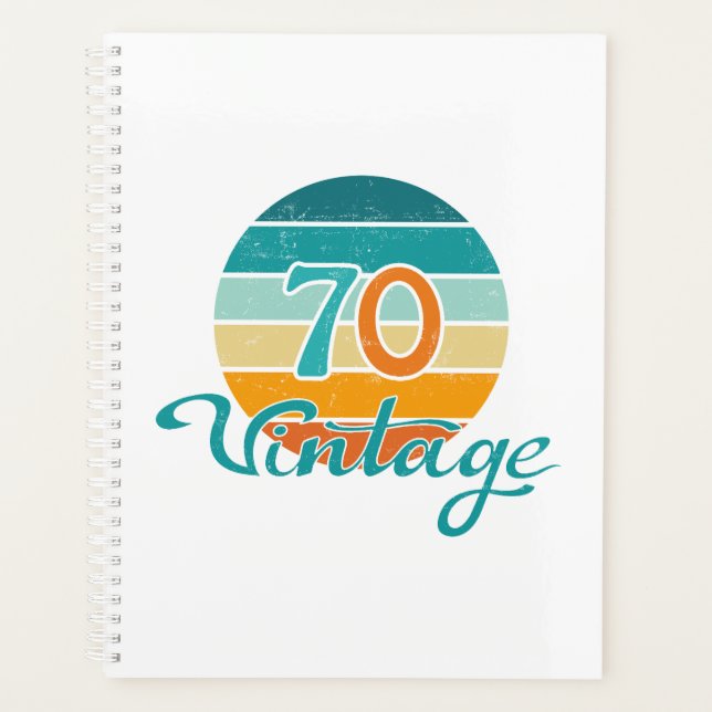 Agenda Ultrassagem de 70 Vintage (Frente)