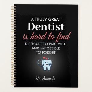 Agenda Um Dentista Realmente Ótimo – Nome Personalizado