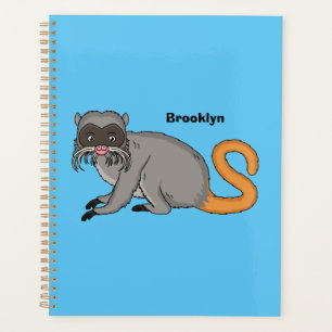 Agenda Um desenho animado do Imperador Bonito Tamarin