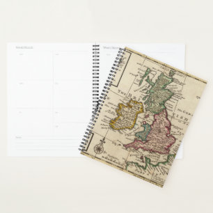 Agenda Um mapa geral da Grã-Bretanha e da Irlanda do Exc