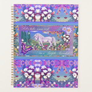 Agenda um paraíso roxo