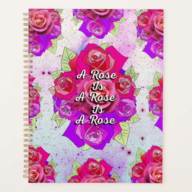 Agenda Um Rosa é um Rosa é um Rosa (Frente)