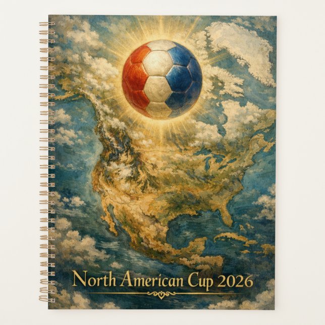 Agenda Uma Copa Três Nações Glória Infinita 2026 Futebol (Frente)